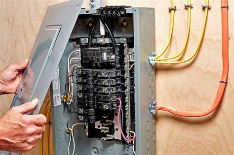 how to repair outside electrical box|how to install breaker box.